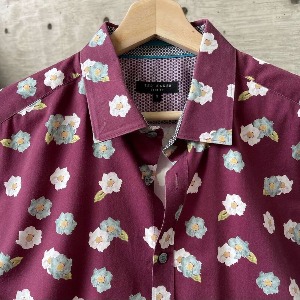 Floral print Ted Baker short sleeve shirt